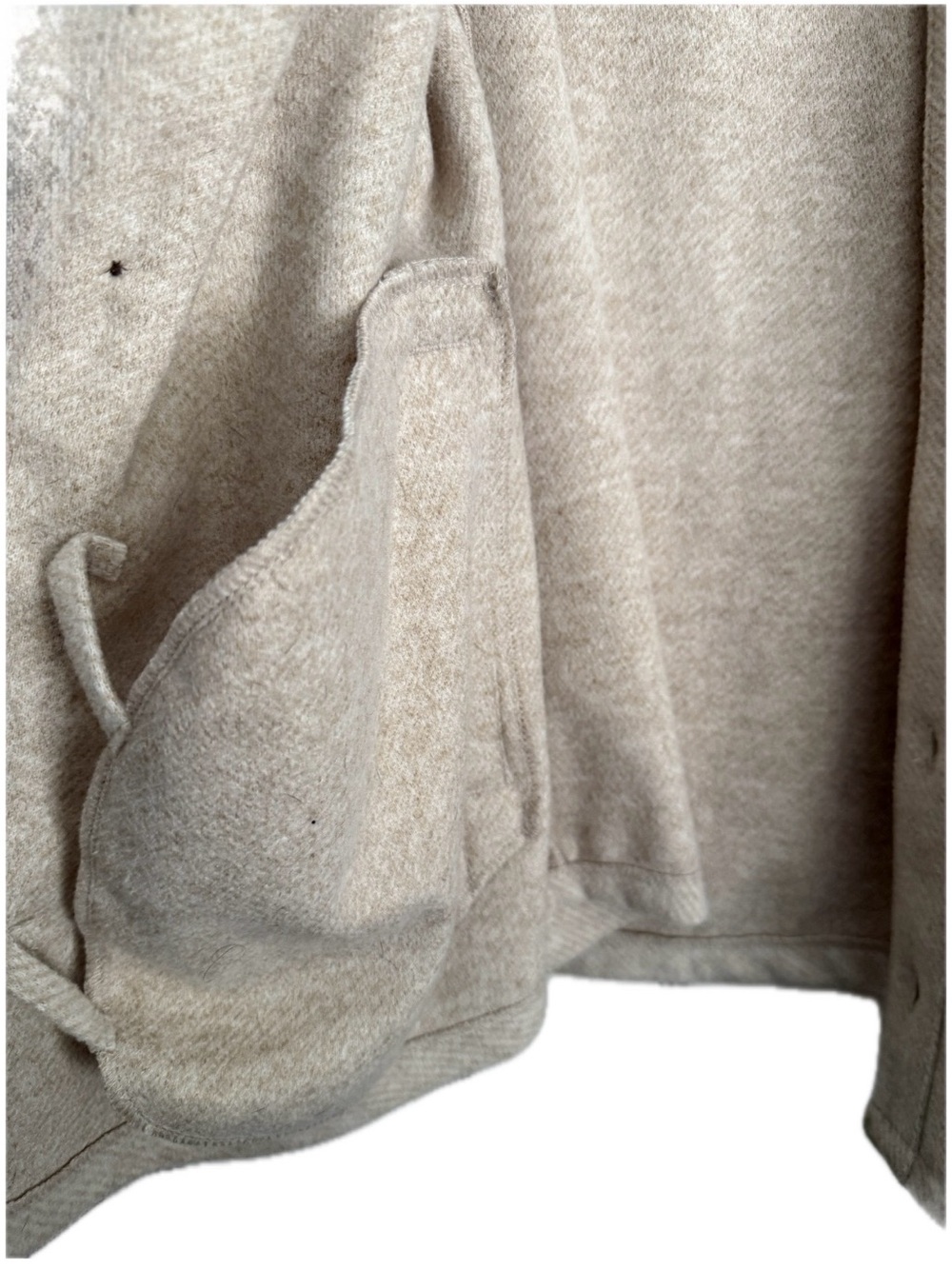 Express Men's Cream Lightweight Jacket - Picture 4 of 6